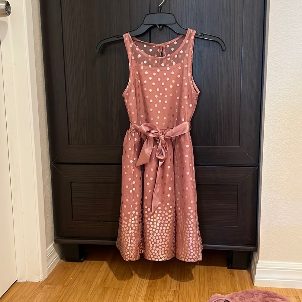 Justice girls sz 8 dress with cropped sweater